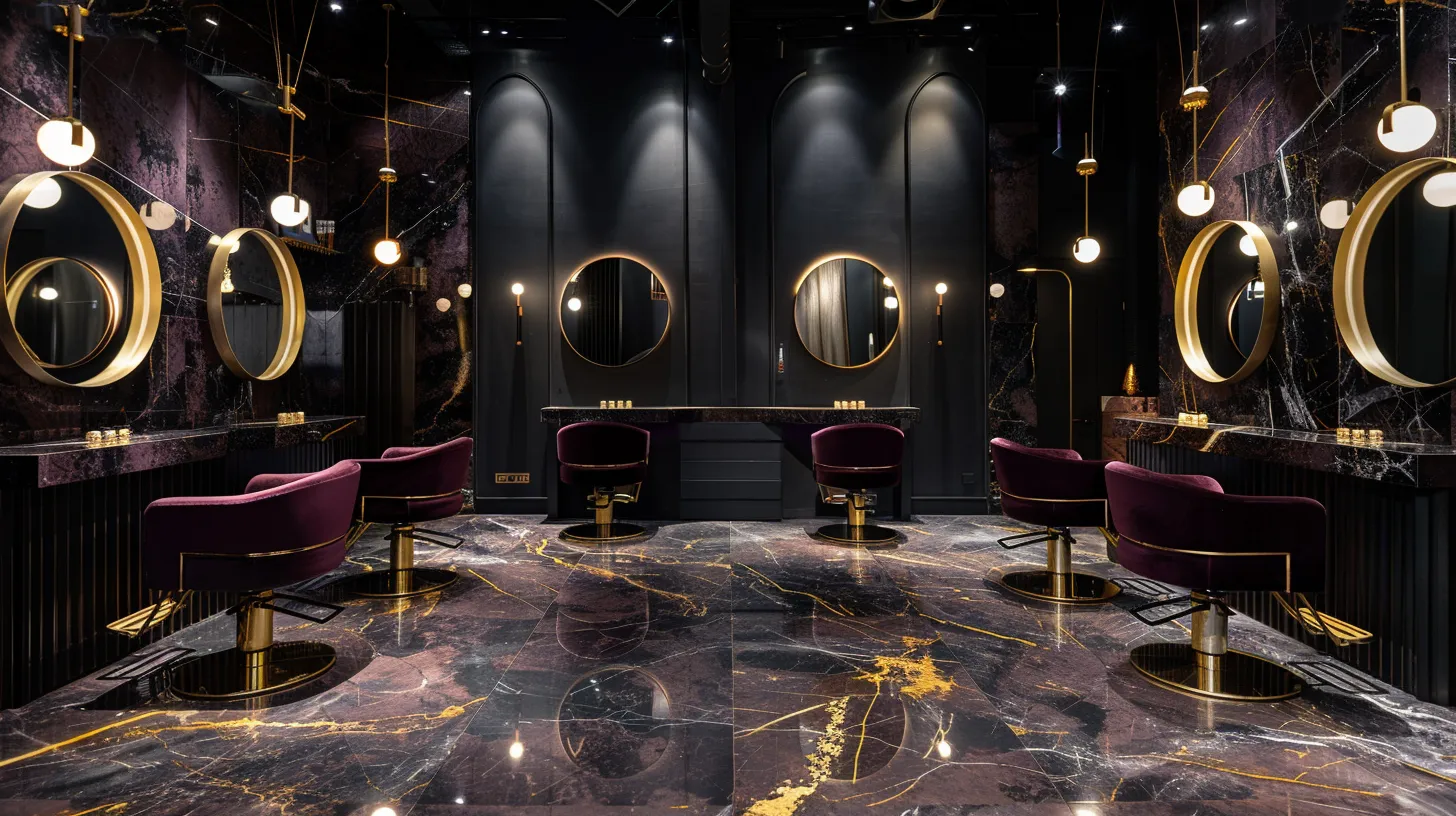 Luxury beauty salon interior